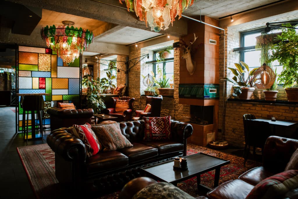 Lounge at Bryggen Guldsmeden Hotel in Copenhagen