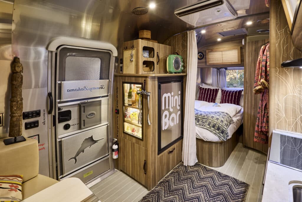 Caravan bed at 66 Guldsmeden Hotel in Copenhagen