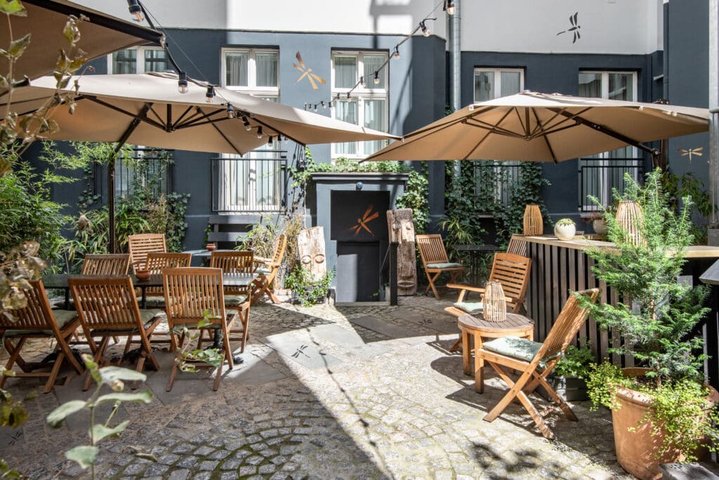 Hotel Courtyard of Lulu Guldsmeden in Berlin