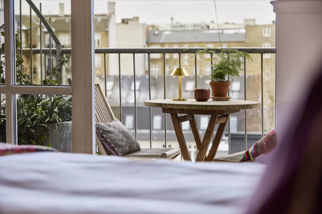 Cosy Deluxe with Balcony and baththub at 66 Guldsmeden Boutique Hotel in Copenhagen