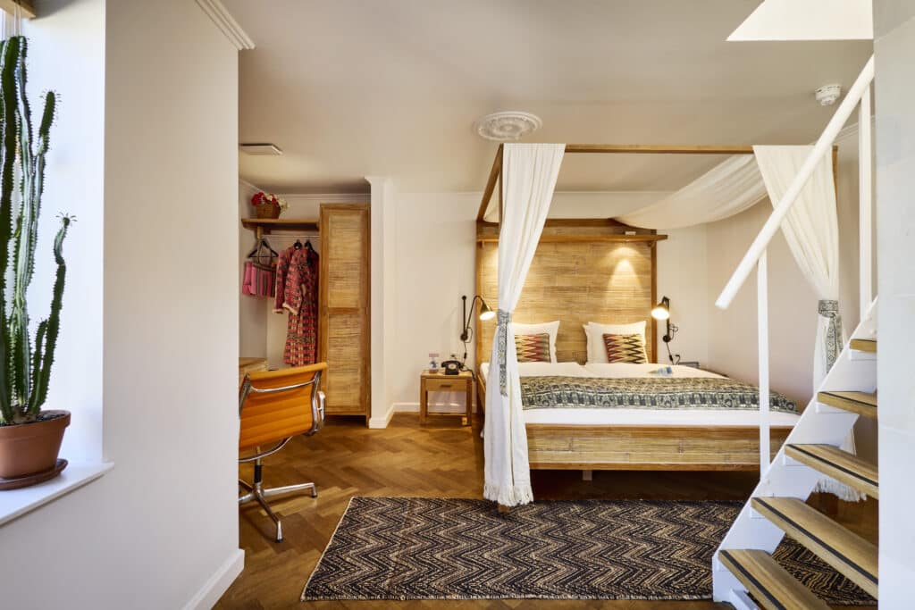 Spacious Penthouse Room at Axel Guldsmeden Hotel in Copenhagen