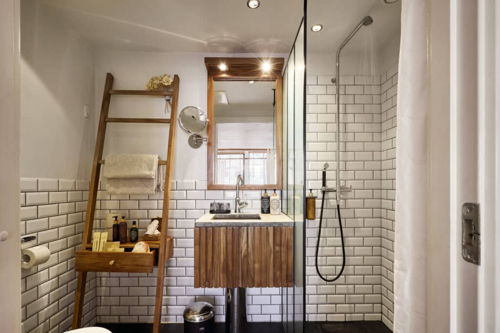 Bathroom in the Classic Suite at Manon Les Suites Hotel in Copenhagen