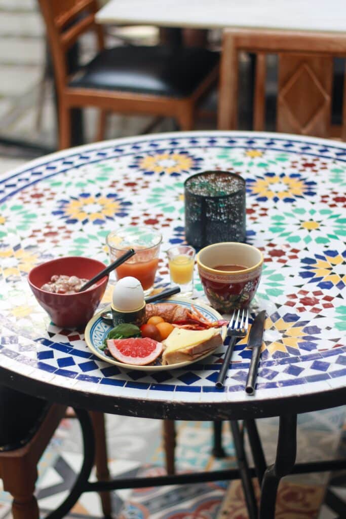 Guldsmeden Signature Breakfast plate with organic selections