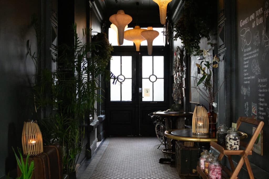 Hotel hall at Lulu Guldsmeden in Berlin with Nordic-inspired design